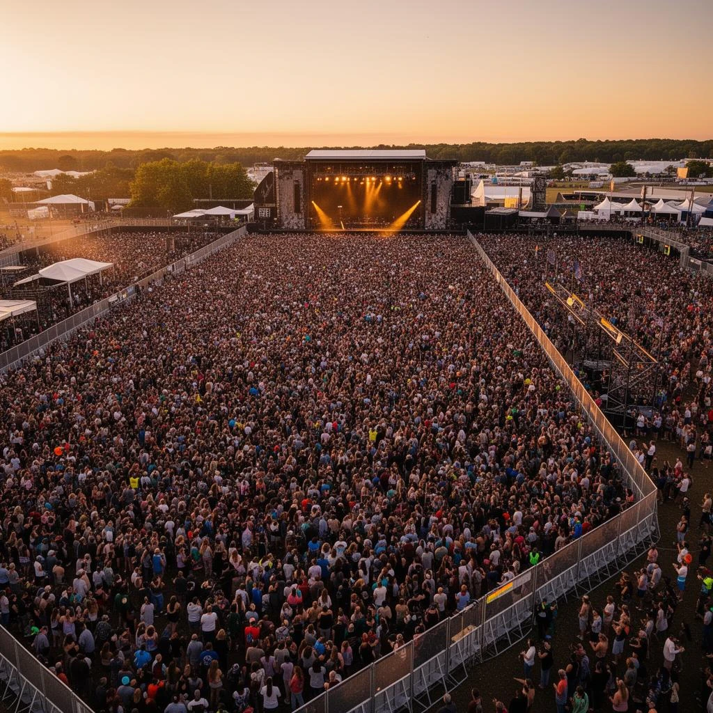 Large event crowd